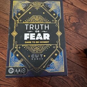 Truth or Fear card Game - Black and Gold